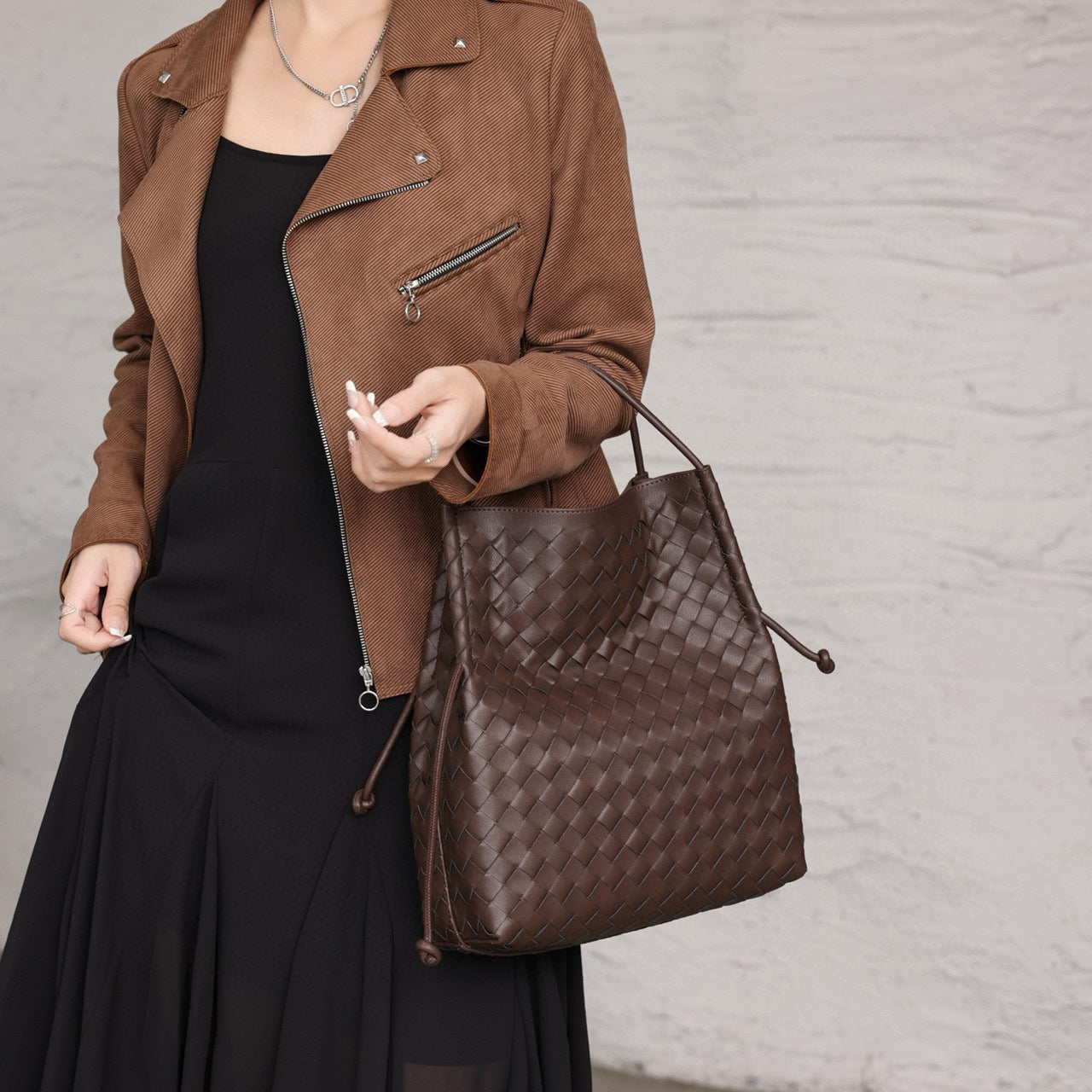 Sac à main vertical