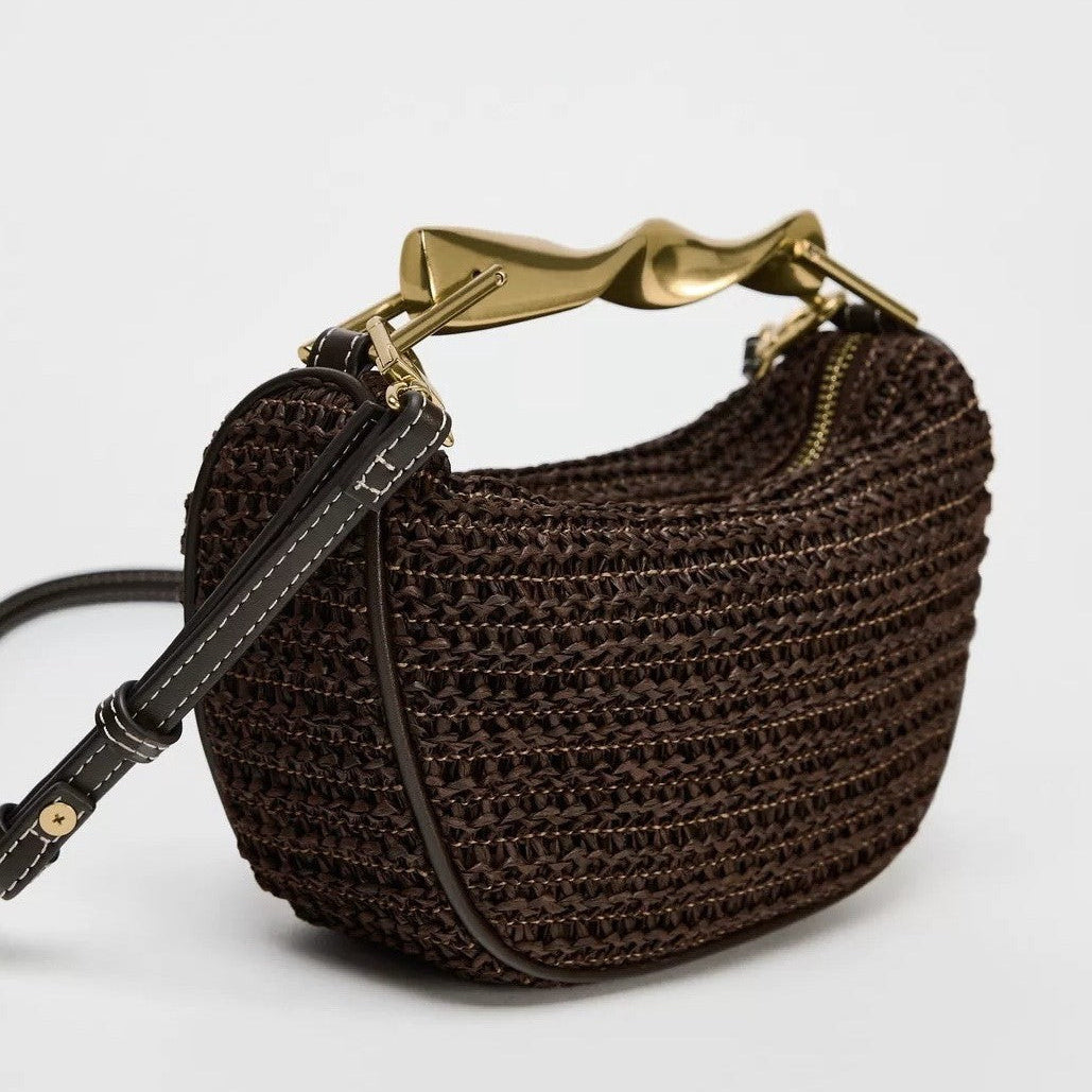Soleil Mini Raffia Bag