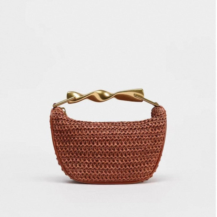 Soleil Mini Raffia Bag