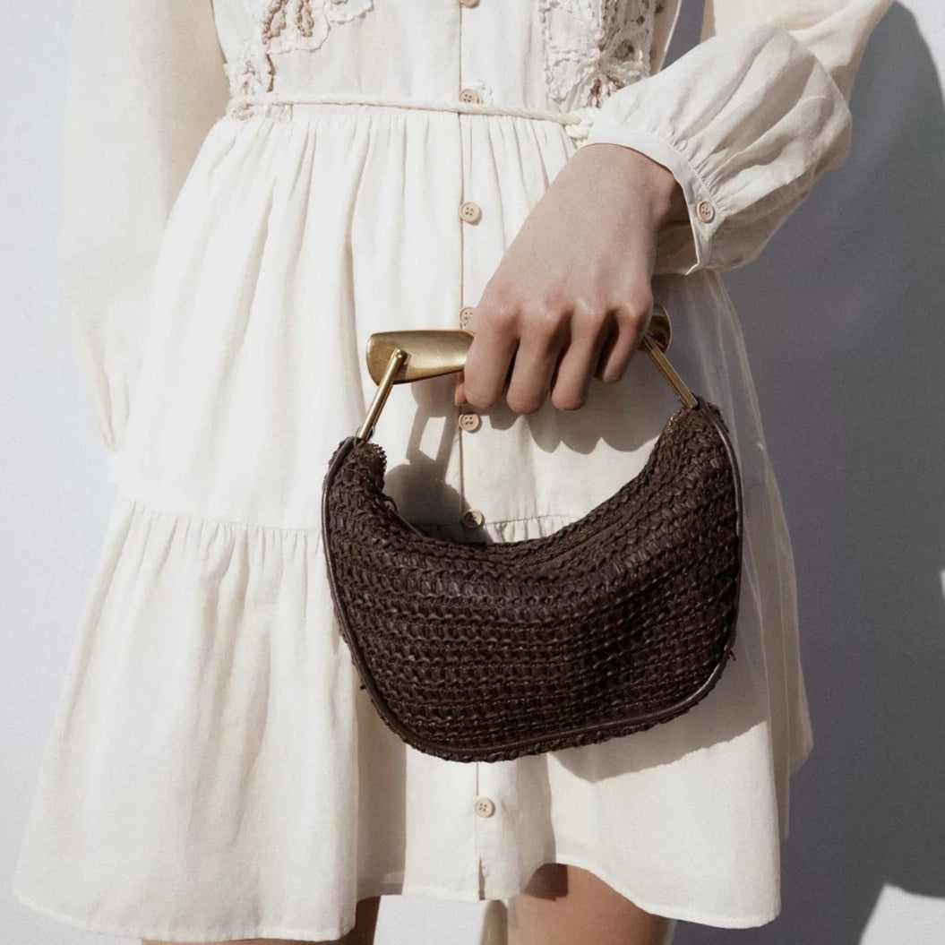 Soleil Mini Raffia Bag