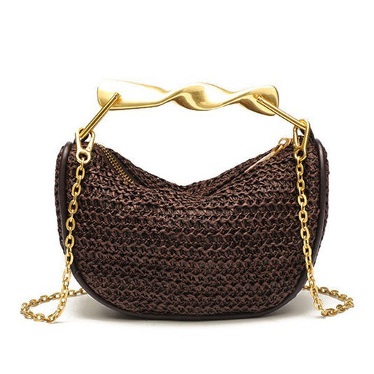 Soleil Mini Raffia Bag